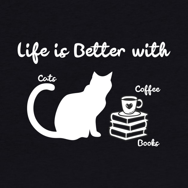 Life is Better with Coffee Cats Books by CatzLovezrz